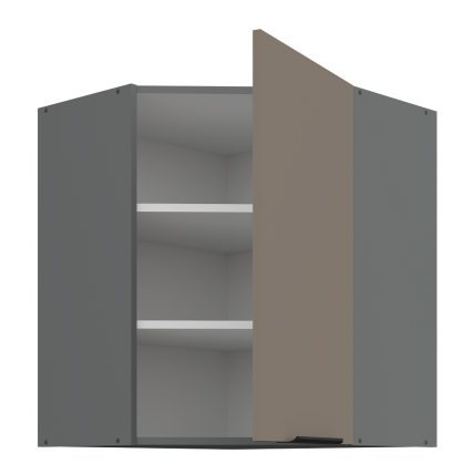 Pakabinama kampinė spintelė (60x60/72) - 45° 1