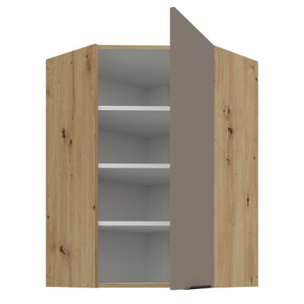 Pakabinama kampinė spintelė (60x60/90) - 45° 1
