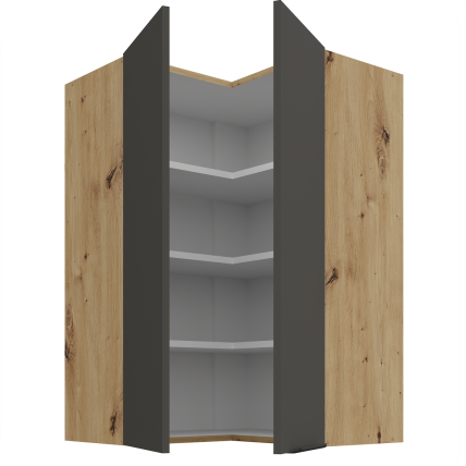 Pakabinama kampinė spintelė (60x60/90) - 90° 1