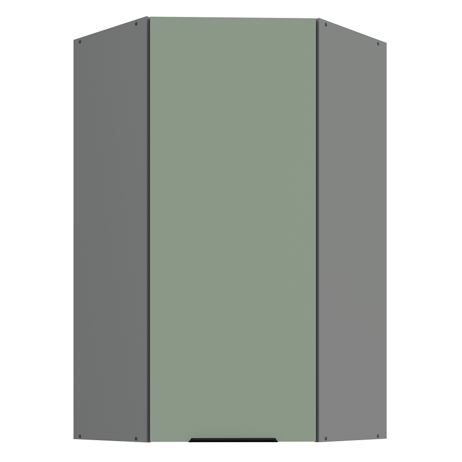 Pakabinama kampinė spintelė (60x60/108) - 45°