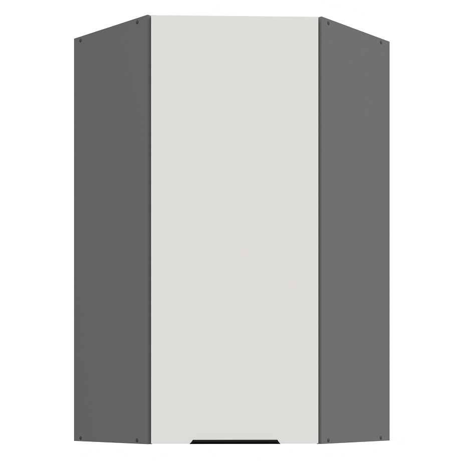 Pakabinama kampinė spintelė (60x60/108) - 45°