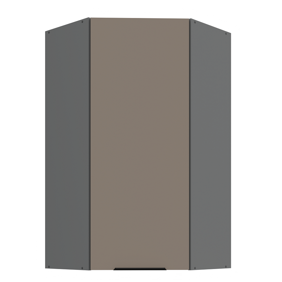 Pakabinama kampinė spintelė (60x60/108) - 45°