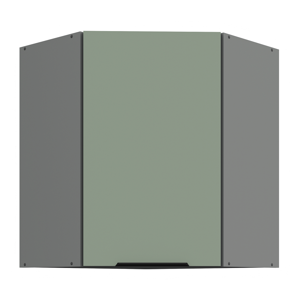 Pakabinama kampinė spintelė (60x60/72) - 45°