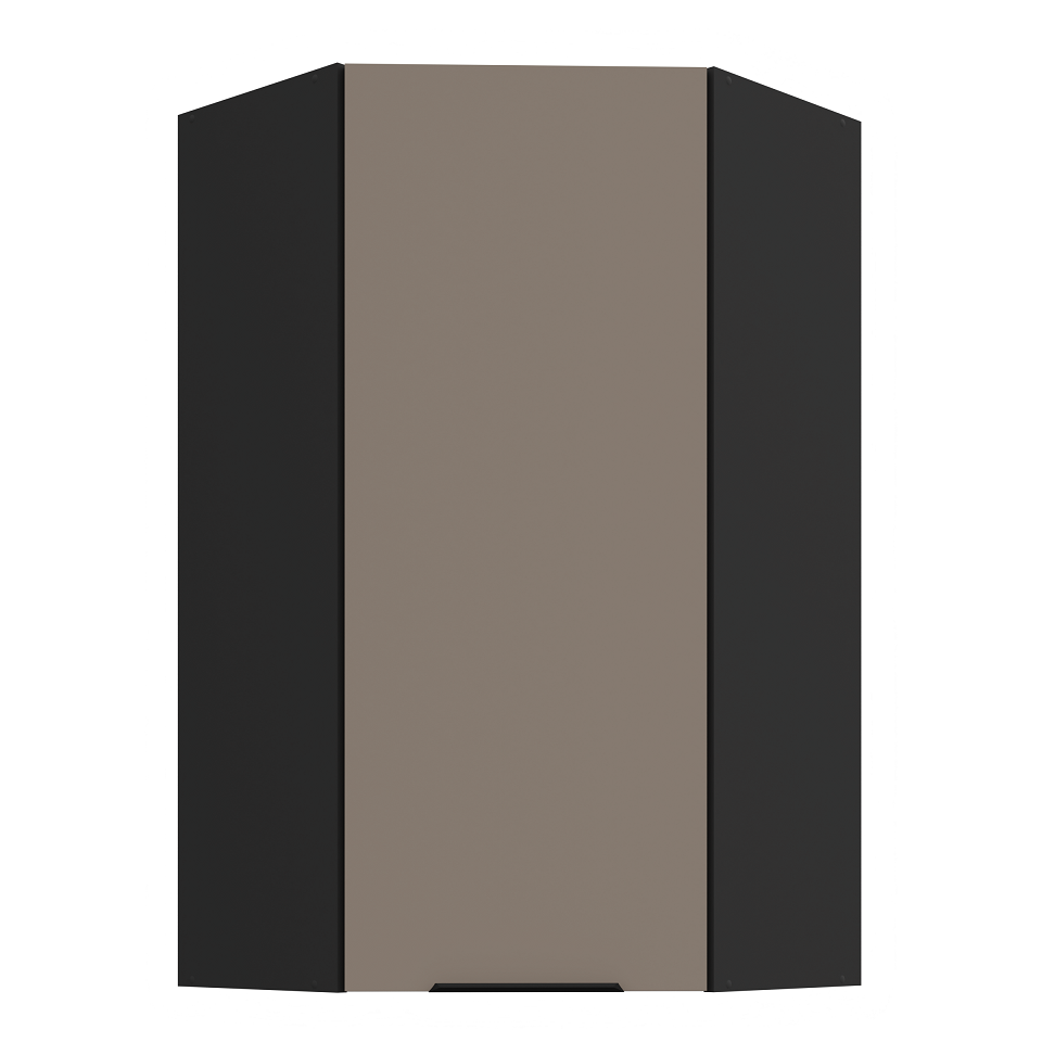 Pakabinama kampinė spintelė (60x60/108) - 45°