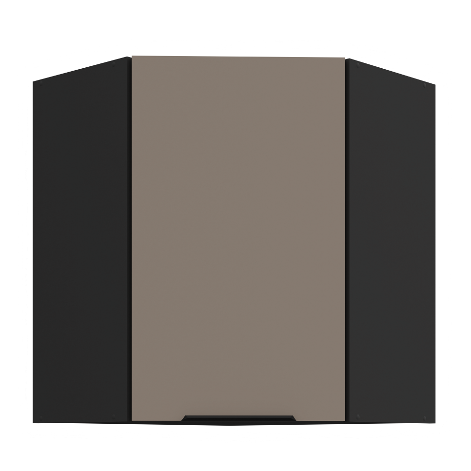 Pakabinama kampinė spintelė (60x60/72) - 45°