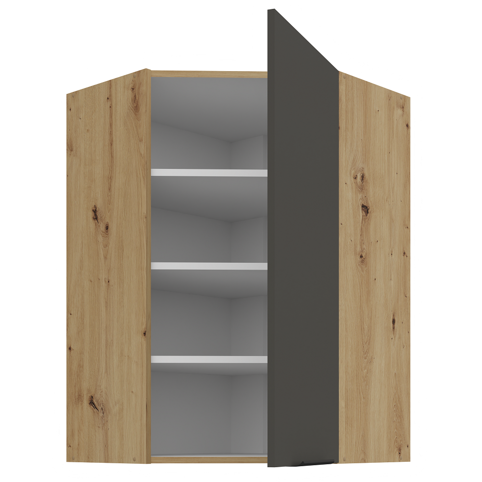 Pakabinama kampinė spintelė (60x60/90) - 45° 1