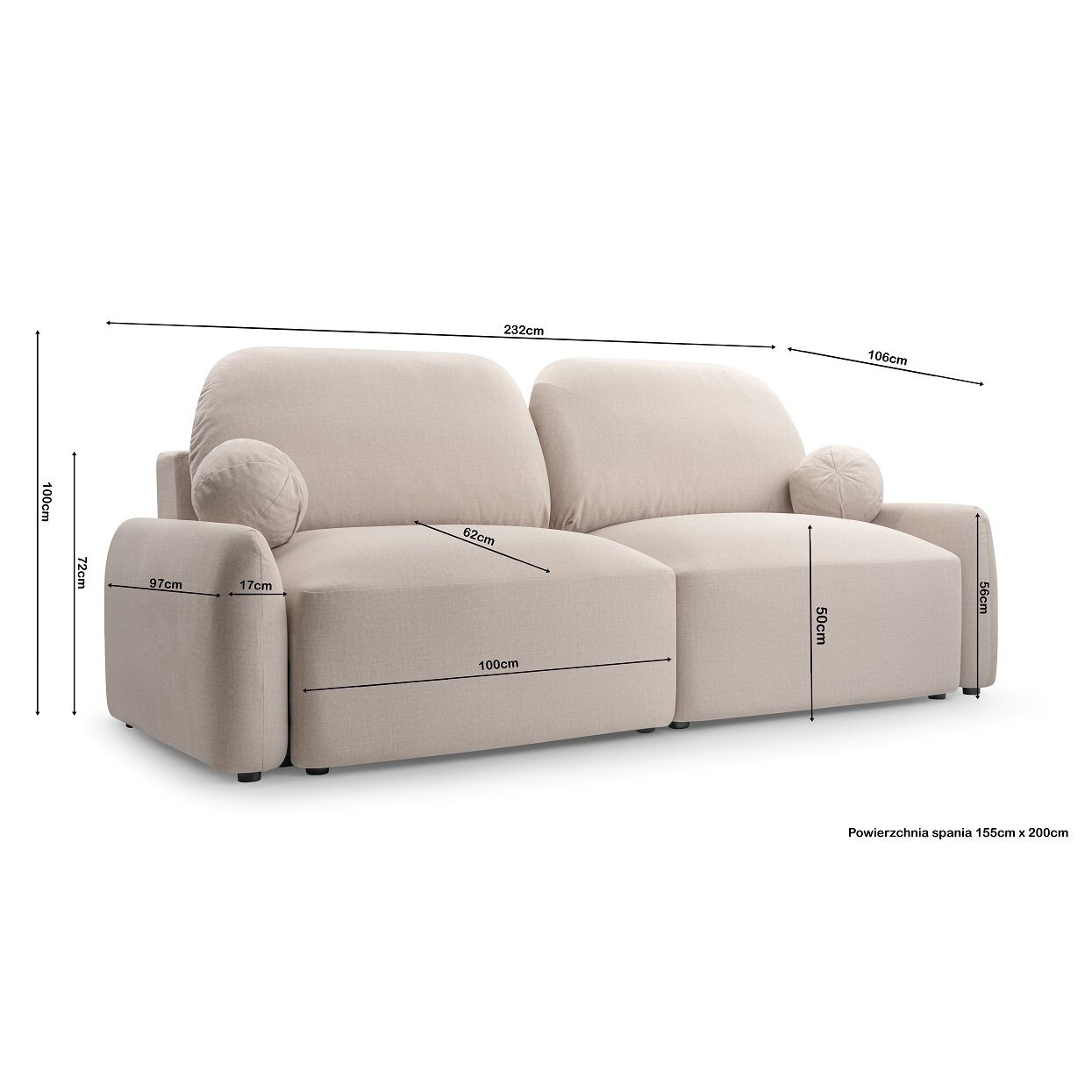 Sofa - lova "SEVILLA" 6