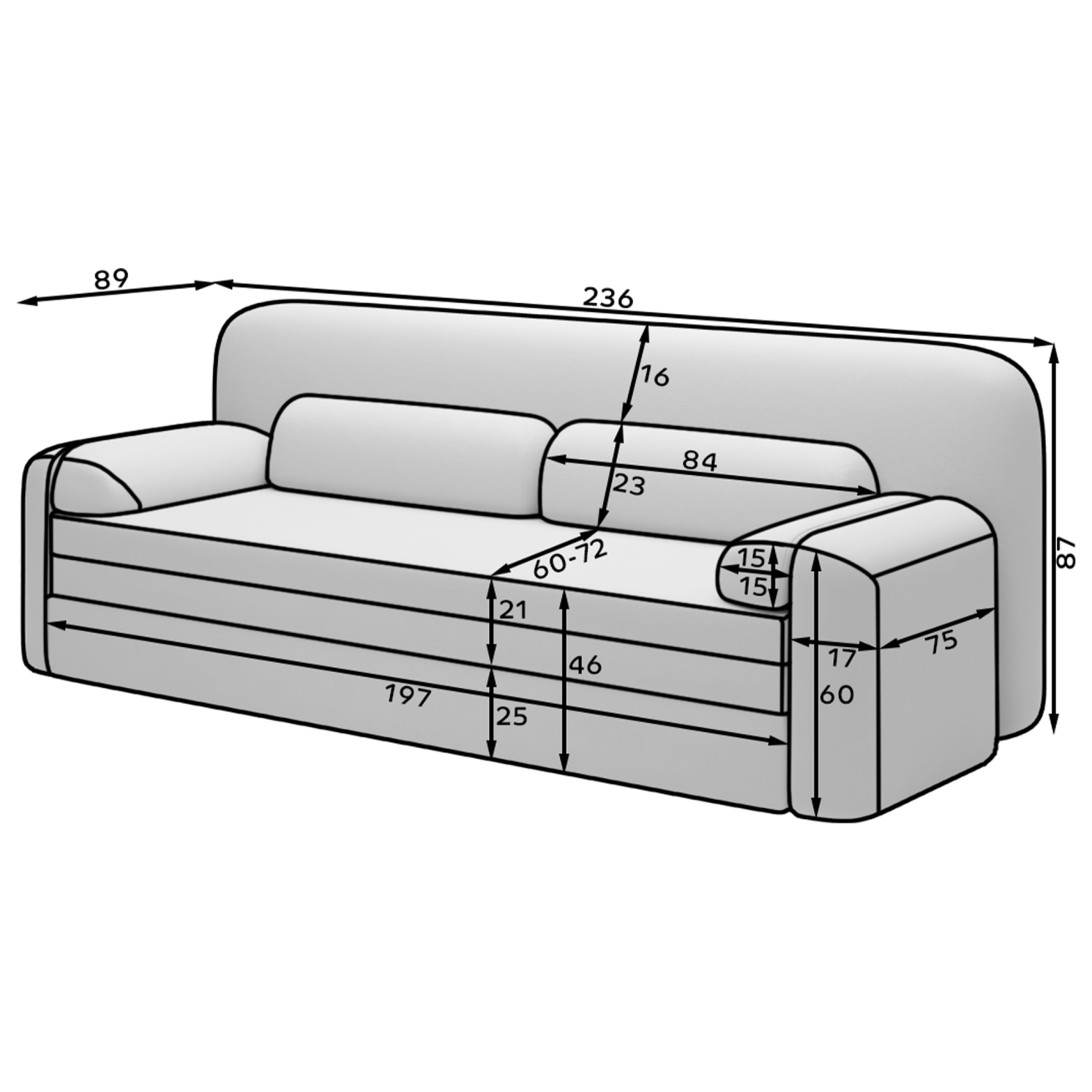 Sofa "ELIOSS" 8