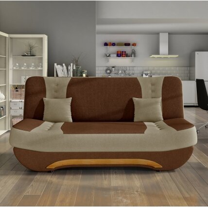 Sofa Ewa II, ruda / kreminė 1
