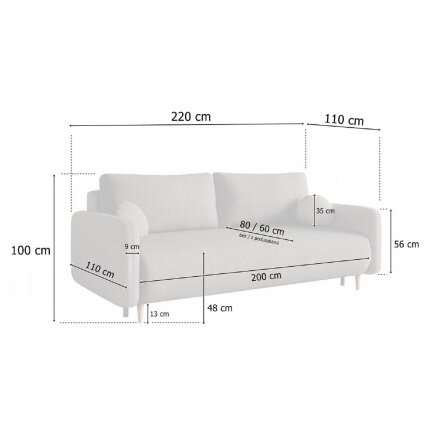 Sofa-lova DALIA 3