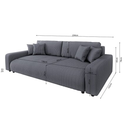 Sofa - lova "SARA" 2