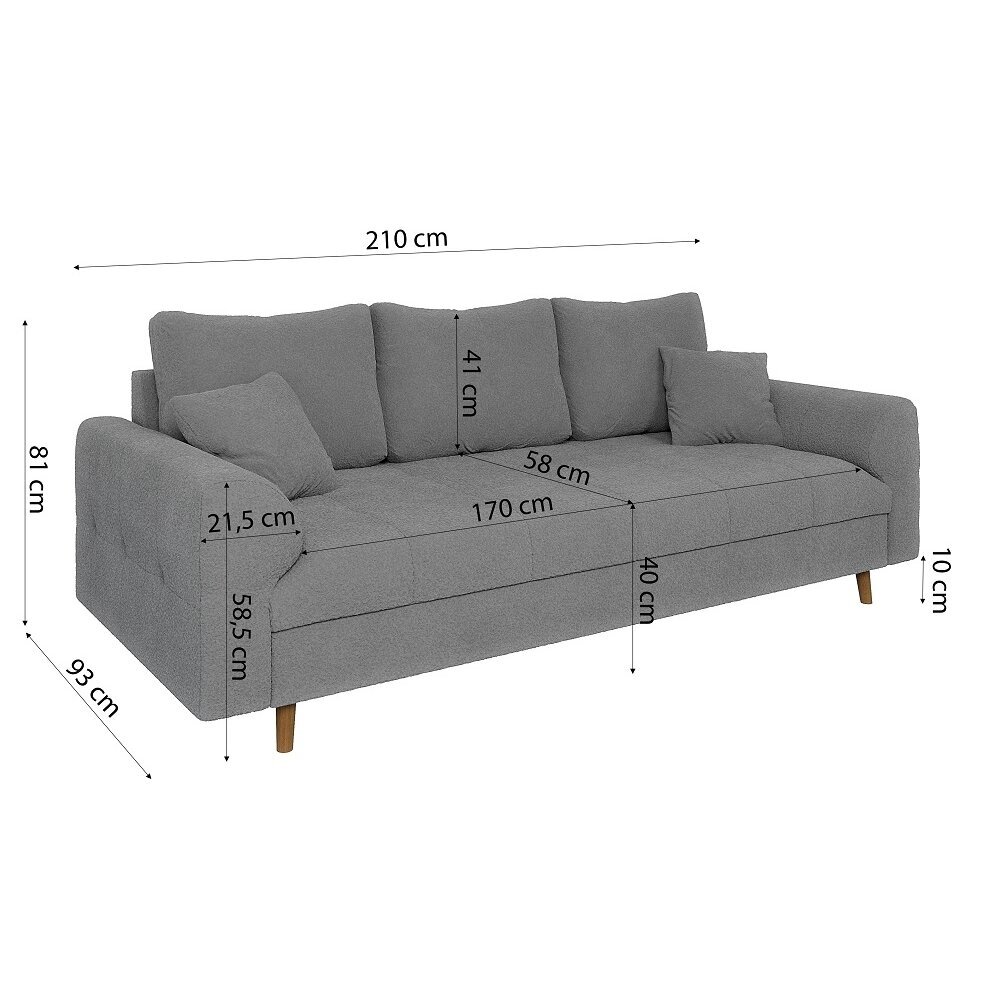 Trivietė sofa "ARIELLA"  2