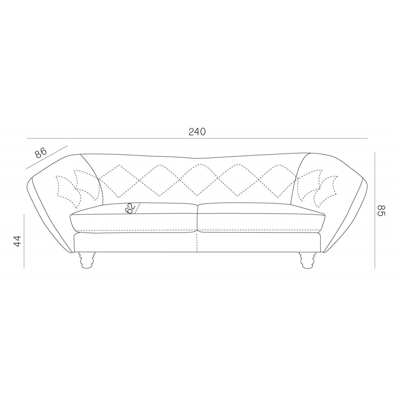 Trivietė sofa 5