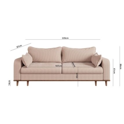 Trivietė sofa "BEATA" 7