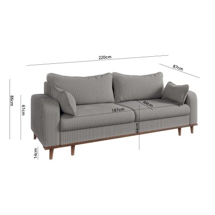 Trivietė sofa "BEATA" 4
