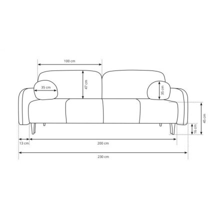 Trivietė sofa - lova 5