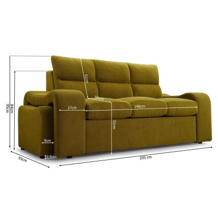 Trivietė sofa - lova "WELA" 8