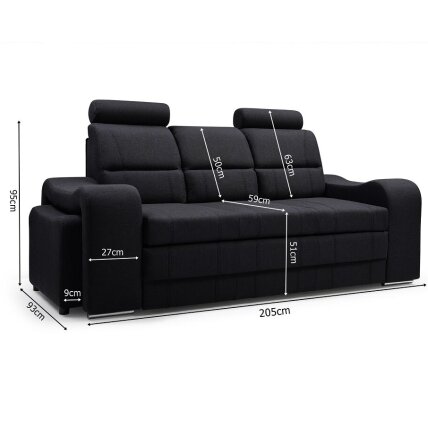Trivietė sofa - lova "WENUS" 9