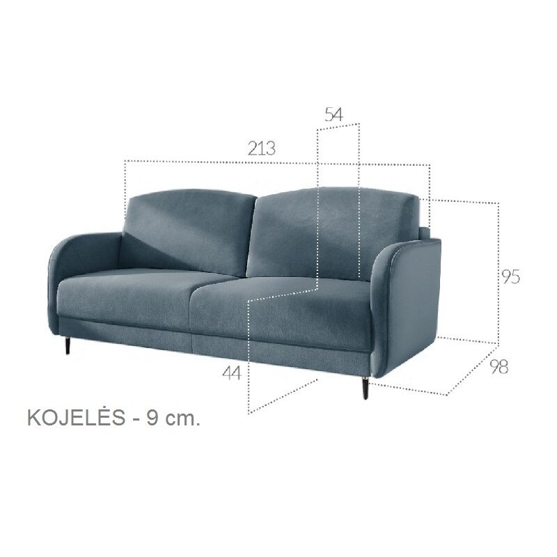 Trivietė sofa - lova 2