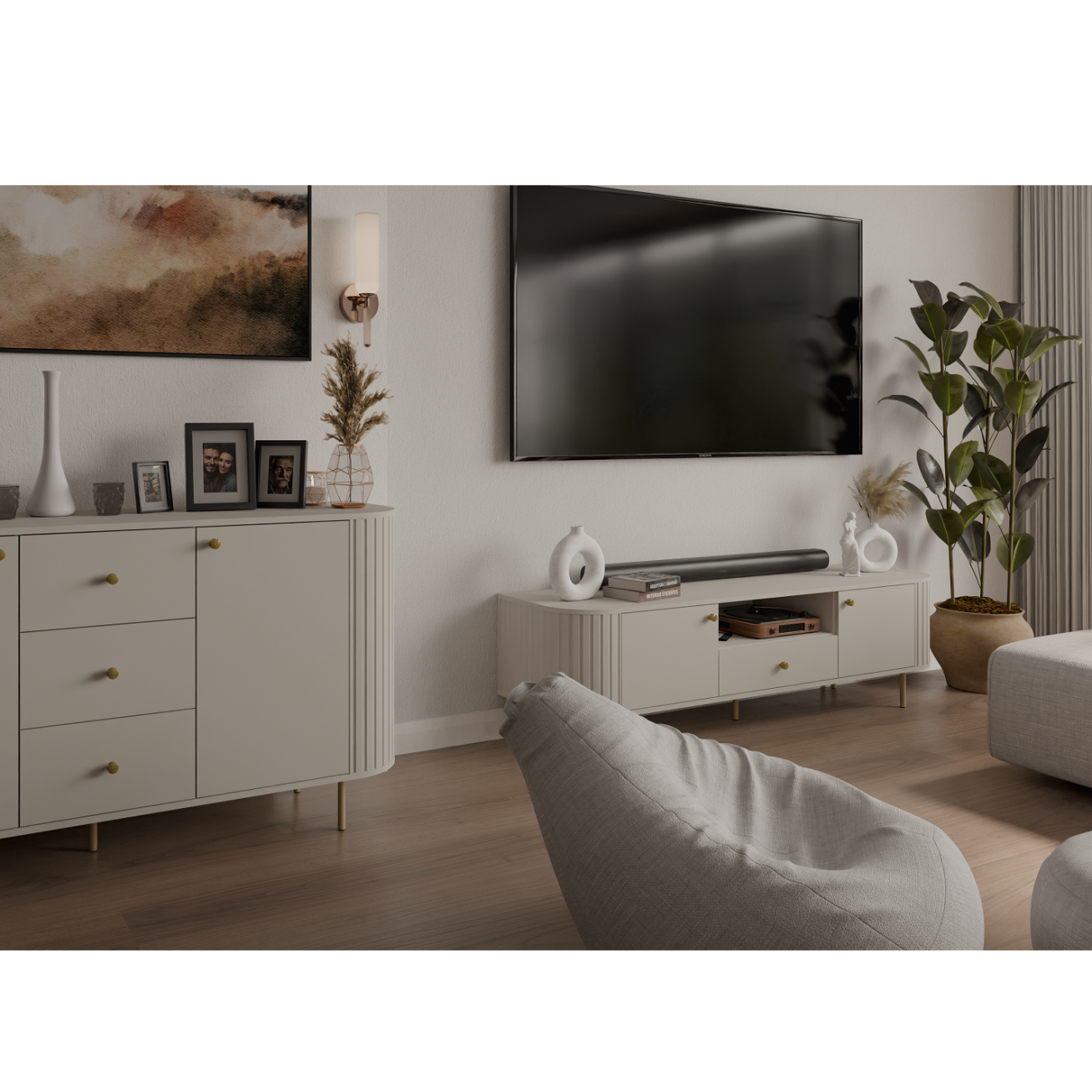 TV staliukas "OVALIO"  5