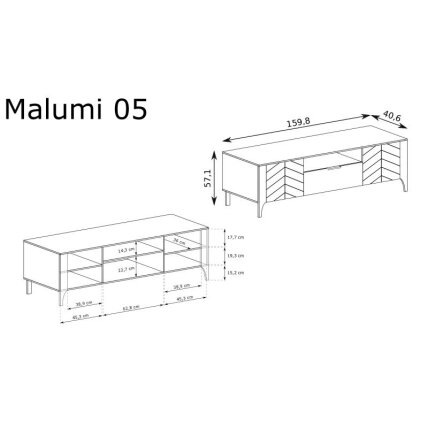 TV staliukas "MALUMI" 3
